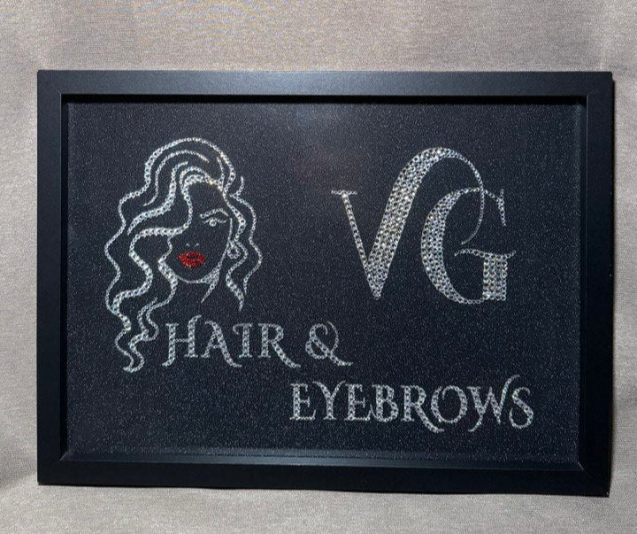 Personalised Diamante Business Logo