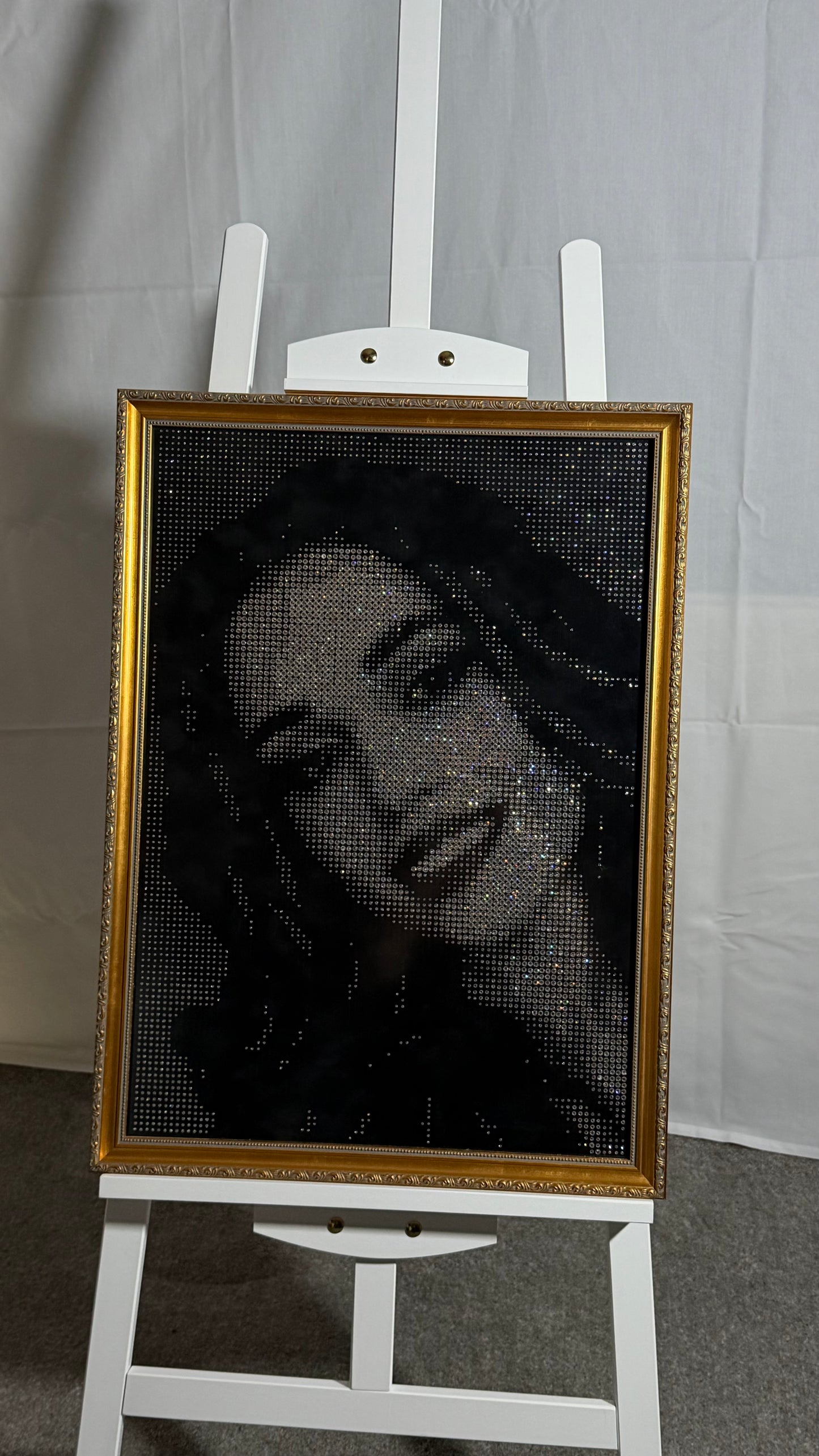 Custom Handmade Rhinestone Portraits