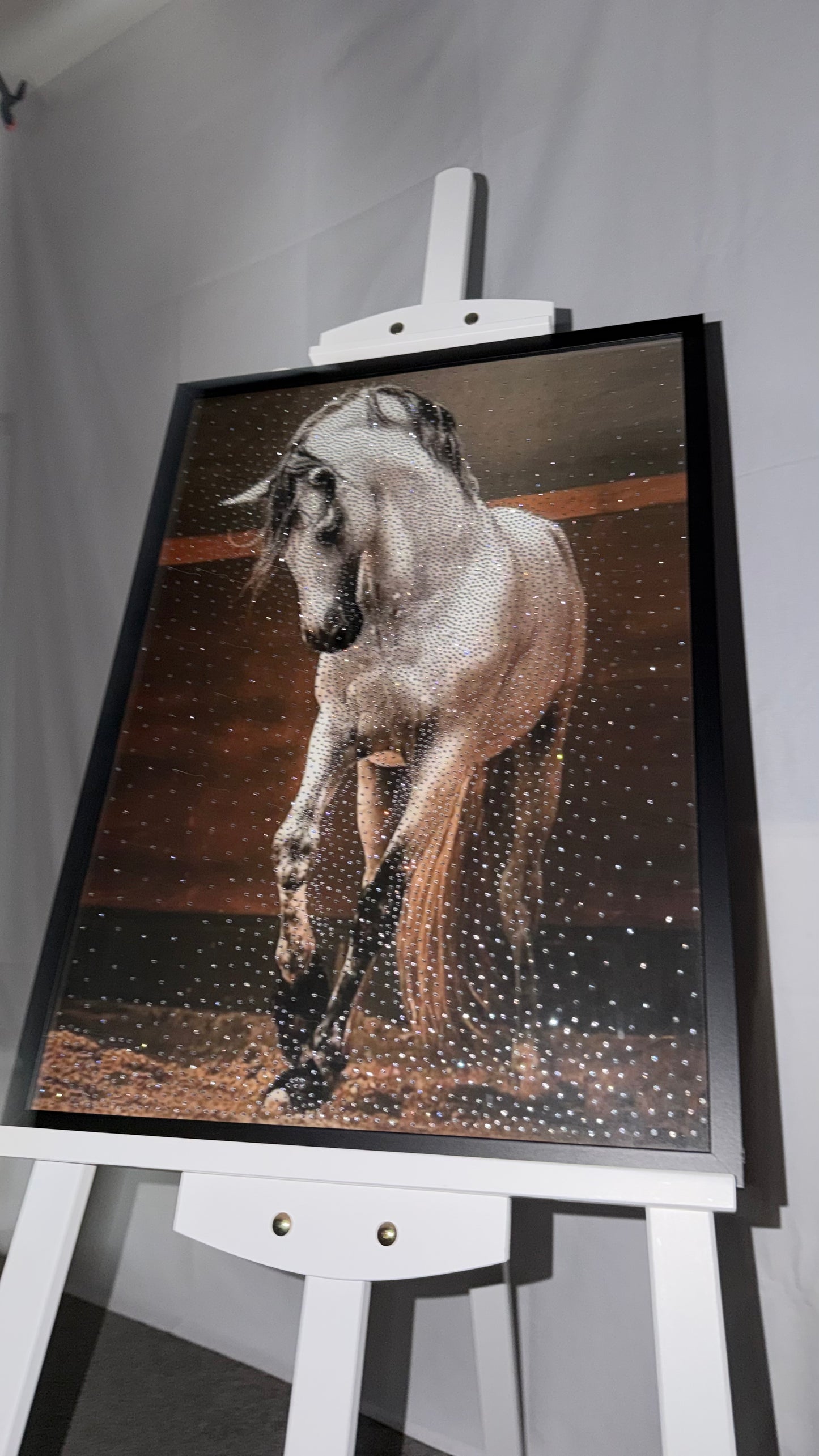 Luxury Horse Rhinestone Artwork